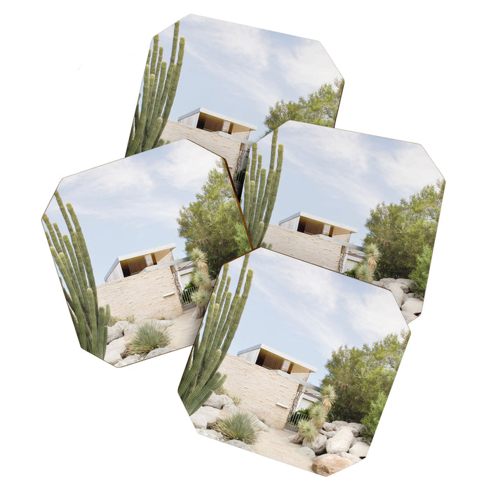 Palm Springs, California Photo Series | Cactus Modern Architecture Travel Photography Coaster Gallery Image 1