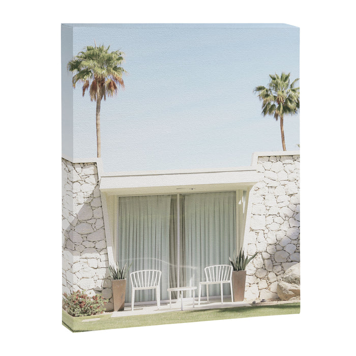 Palm Springs, California Photo Series | Palmtrees Architecture Photography Canvas Print Gallery Image 1