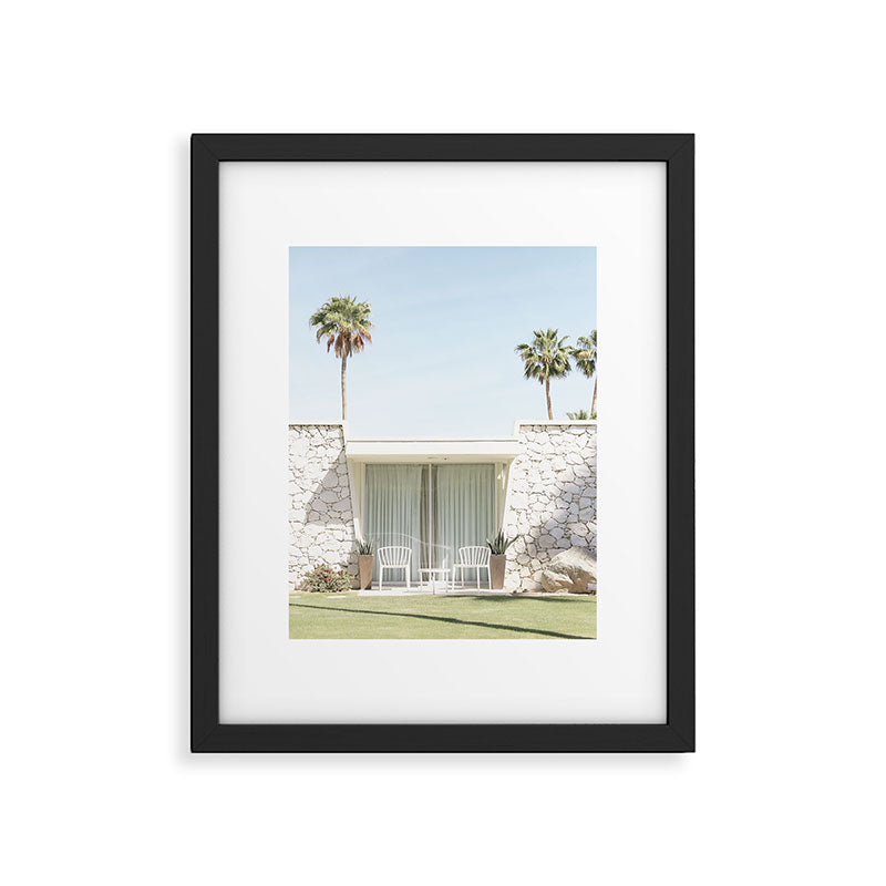 Palm Springs, California Photo Series | Palmtrees Architecture Photography Framed Art Print Gallery Image 5