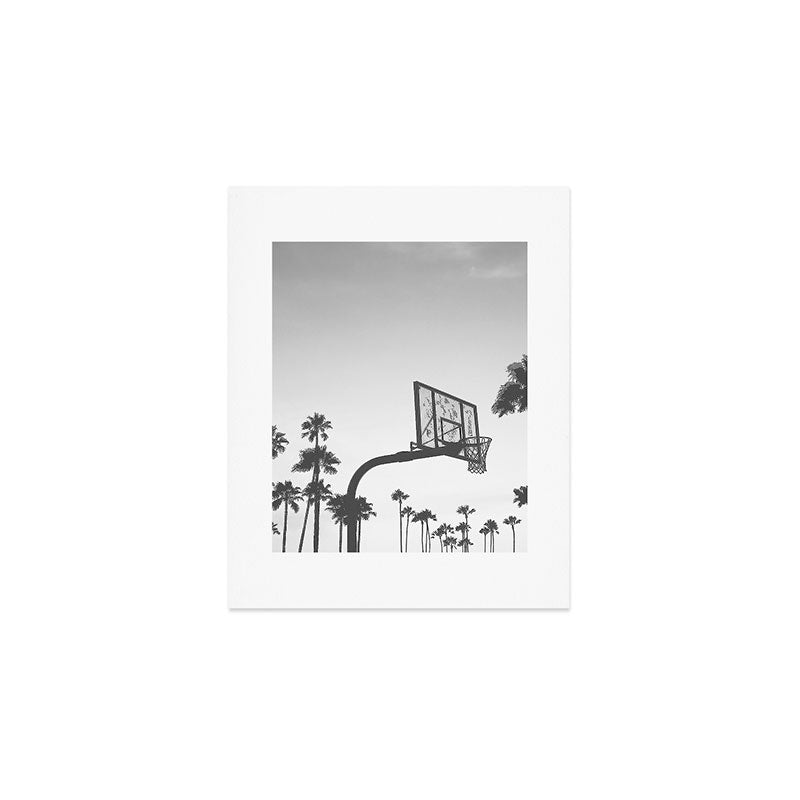 Palms and Hoops Art Print Gallery Image 1