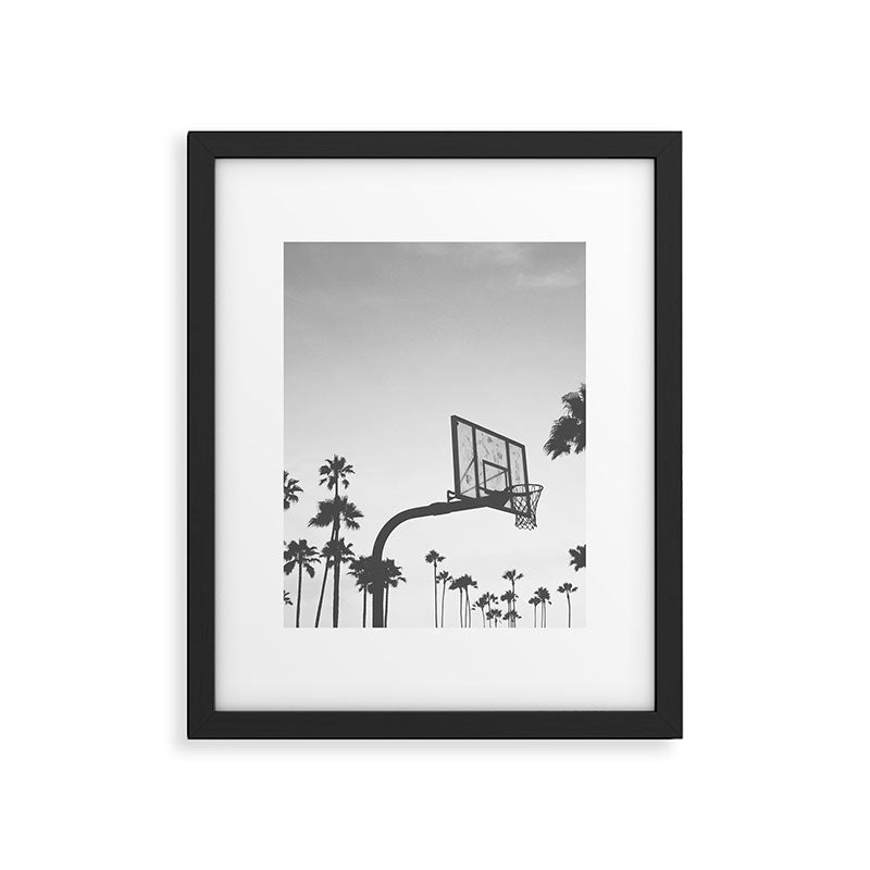Palms and Hoops Framed Art Print Gallery Image 5
