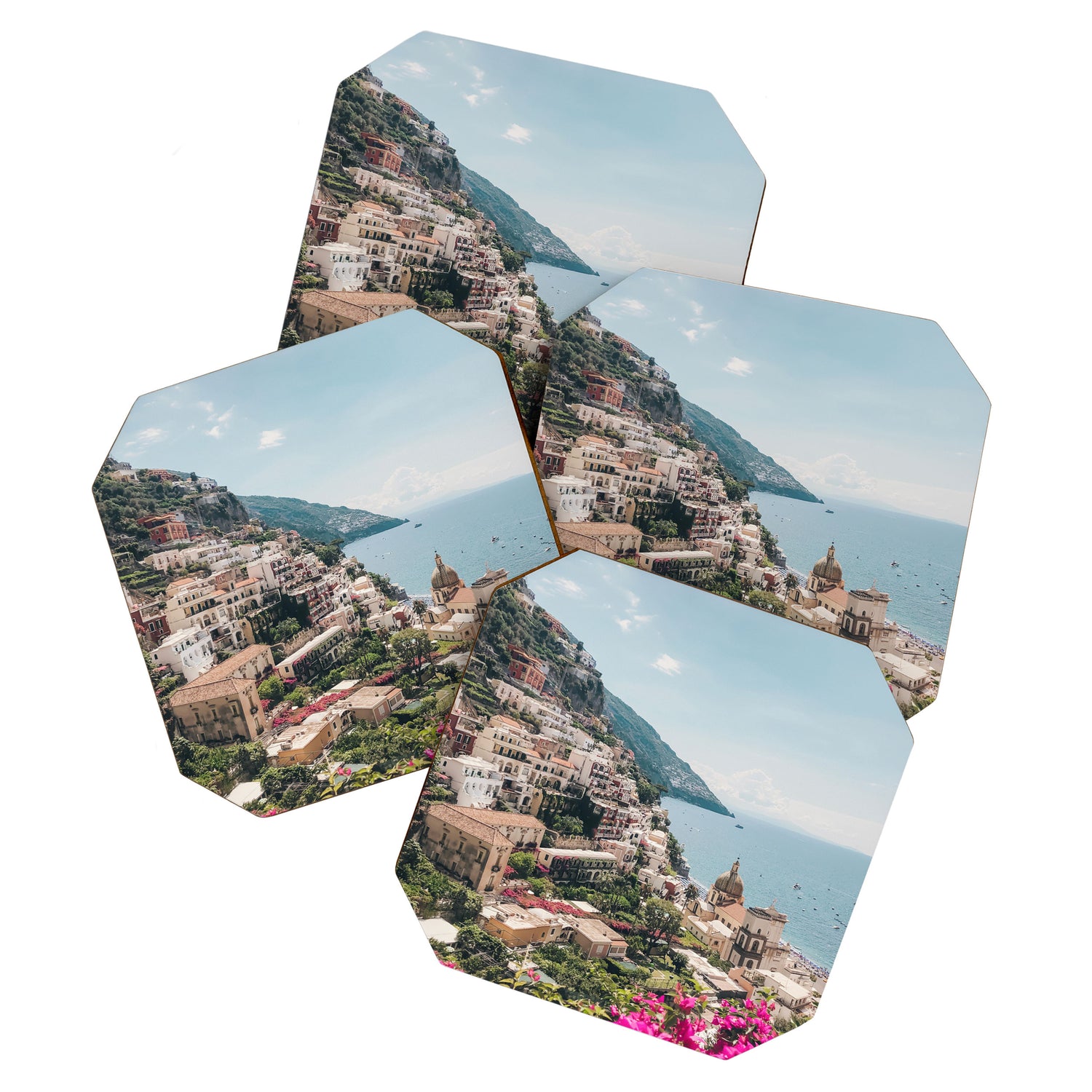 Positano, Italy Photography Coaster Gallery Image 1