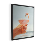 Sip And Dive - Cocktail Collage Framed Canvas Print Gallery Image 2