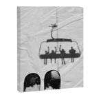 Ski Lift Shadows Canvas Print Gallery Image 6