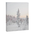 Snow Landscape "Winter Wonderland in Lapland" Wanderlust Travel Photography Canvas Print Gallery Image 6
