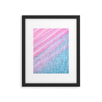 Soft Summer Light 1 - Pastel Pool Water Abstract Framed Art Print Gallery Image 5