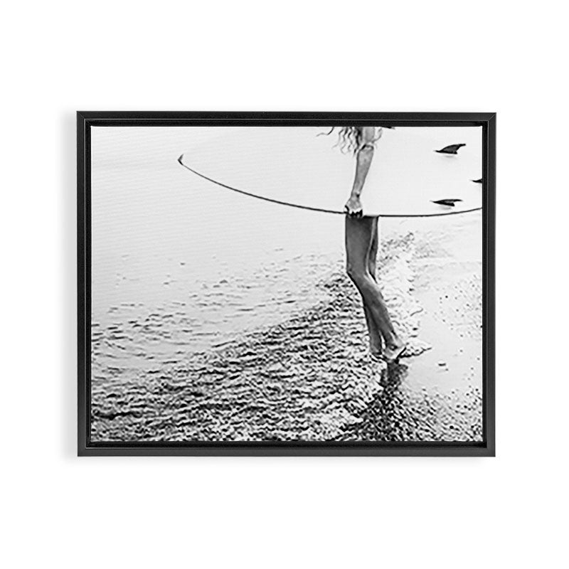 Surfboard Framed Canvas Print Gallery Image 3