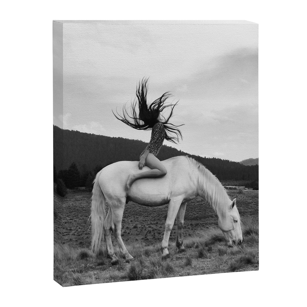 WILD HORSE GIRL Canvas Print Gallery Image 8