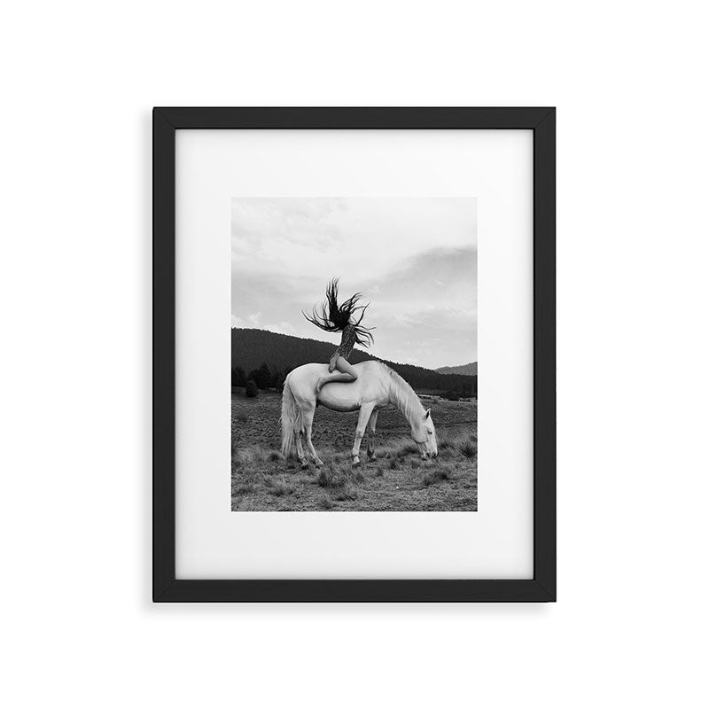 WILD HORSE GIRL Framed Art Print Gallery Image 6