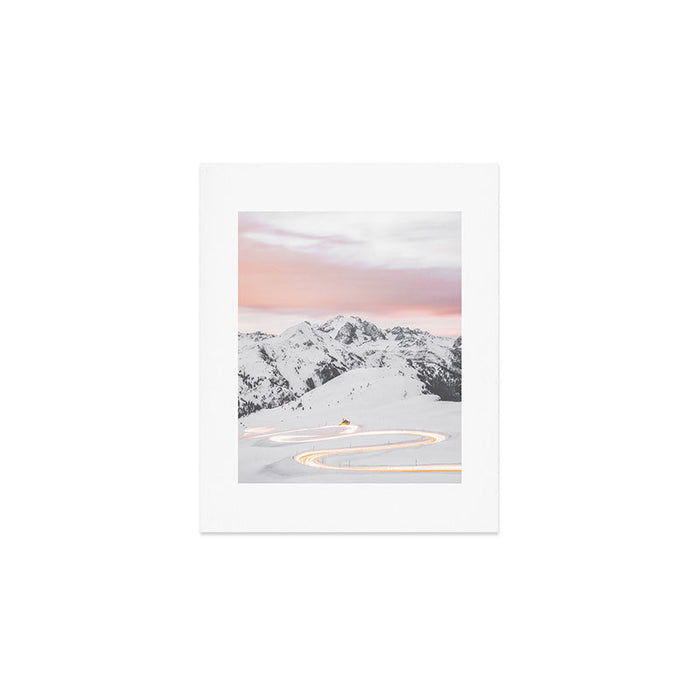 Long Exposure Lapland Landscape Art Print Gallery Image 1