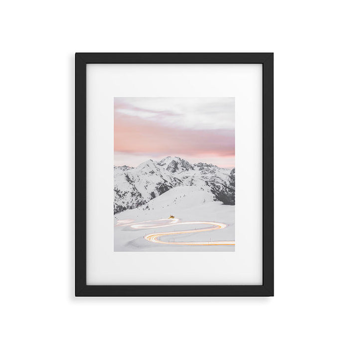 Long Exposure Lapland Landscape Framed Art Print Gallery Image 1