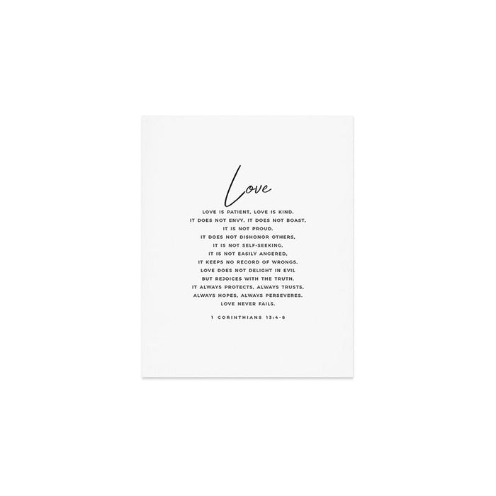 1 Corinthians 13 Love Is Patient Love Is Kind Love Never Fails Bible Verse Print Scripture Christian Art Print Gallery Image 1