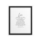1 Corinthians 13 Love Is Patient Love Is Kind Love Never Fails Bible Verse Print Scripture Christian Framed Art Print Gallery Image 5
