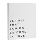 1 Corinthians 16:14 Let All That You Do Be Done In Love Bible Verse Wall Art Scripture Christian Canvas Print Gallery Image 6