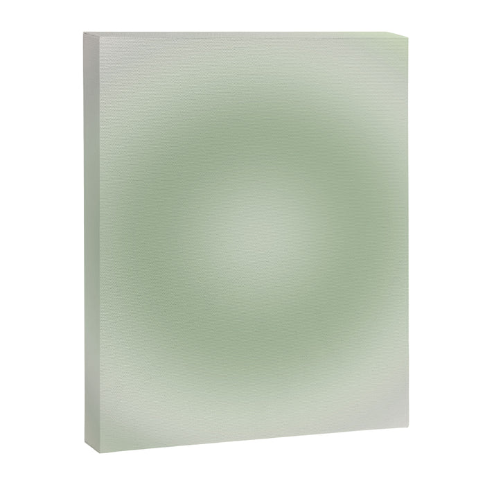 Aura Gradient In Sage Green Canvas Print Gallery Image 1