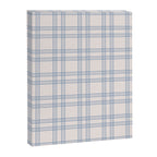 Blue And Cream Gingham Canvas Print Gallery Image 6