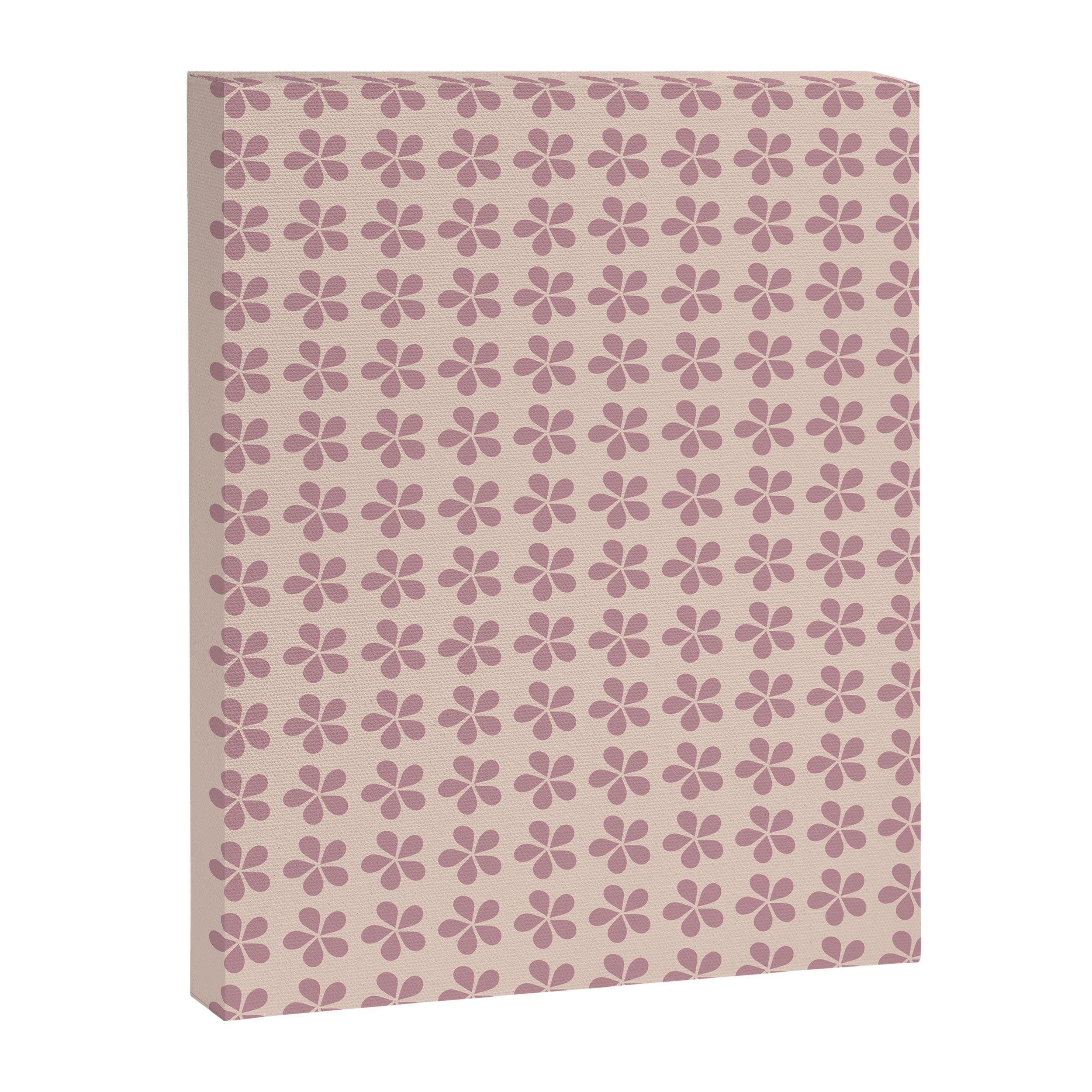 Blush Pink Floral Canvas Print Gallery Image 6