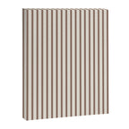 Brown And Cream Striped Canvas Print Gallery Image 6