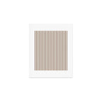 Brown And Cream Striped Art Print Gallery Image 1