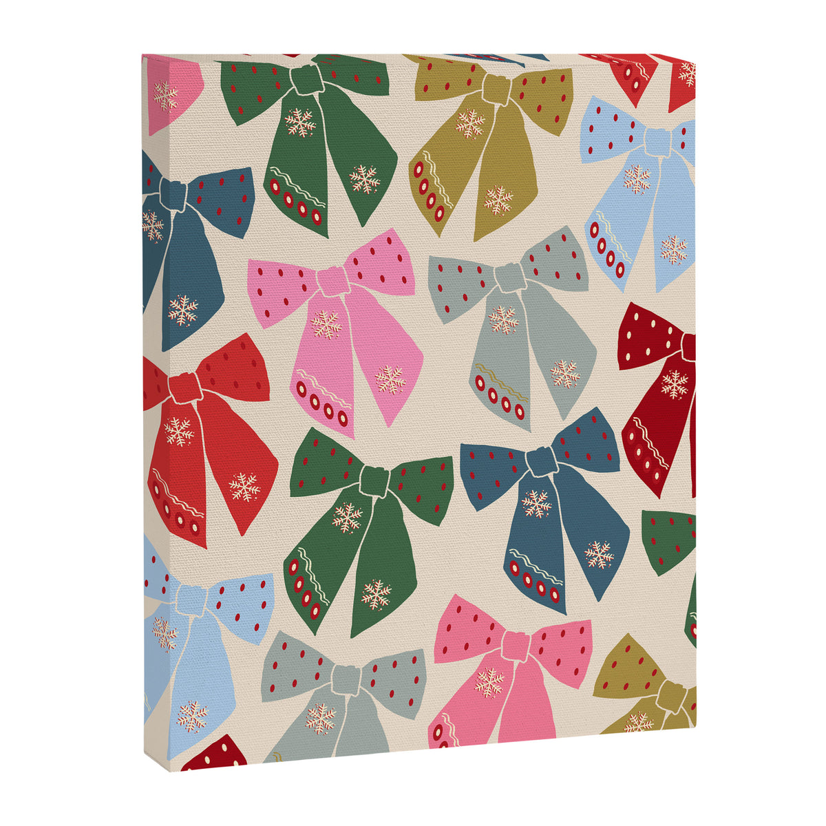 Christmas Bows Coquette Canvas Print Gallery Image 6