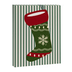 Christmas Stocking Green Canvas Print Gallery Image 6