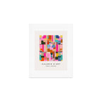 Color Block Print Mid Century Modern Retro Wall Art Geometric Pattern Abstract Art Print Gallery Image 1