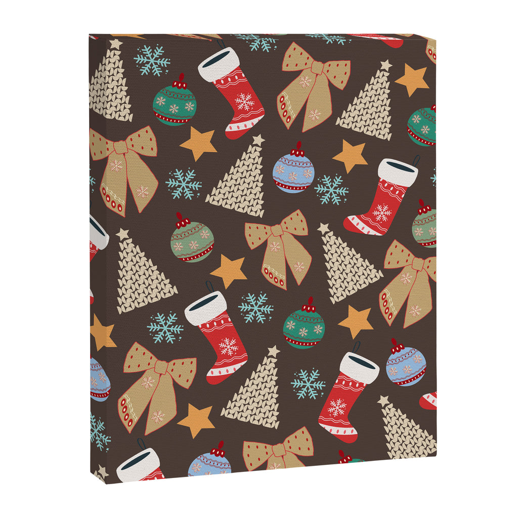 Cute Christmas Brown Canvas Print Gallery Image 6