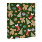 Cute Christmas Dark Green Canvas Print Gallery Image 6