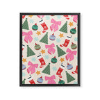 Cute Christmas Framed Canvas Print Gallery Image 6
