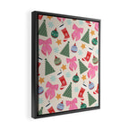 Cute Christmas Framed Canvas Print Gallery Image 2
