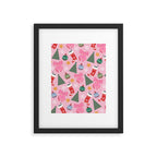 Cute Christmas Pink Framed Art Print Gallery Image 5