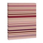 Dusty Rose And Blush Stripes Canvas Print Gallery Image 6
