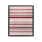 Dusty Rose Stripes Framed Canvas Print Gallery Image 6