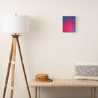 Glowy Blue And Pink Gradient Canvas Print Gallery Image 2