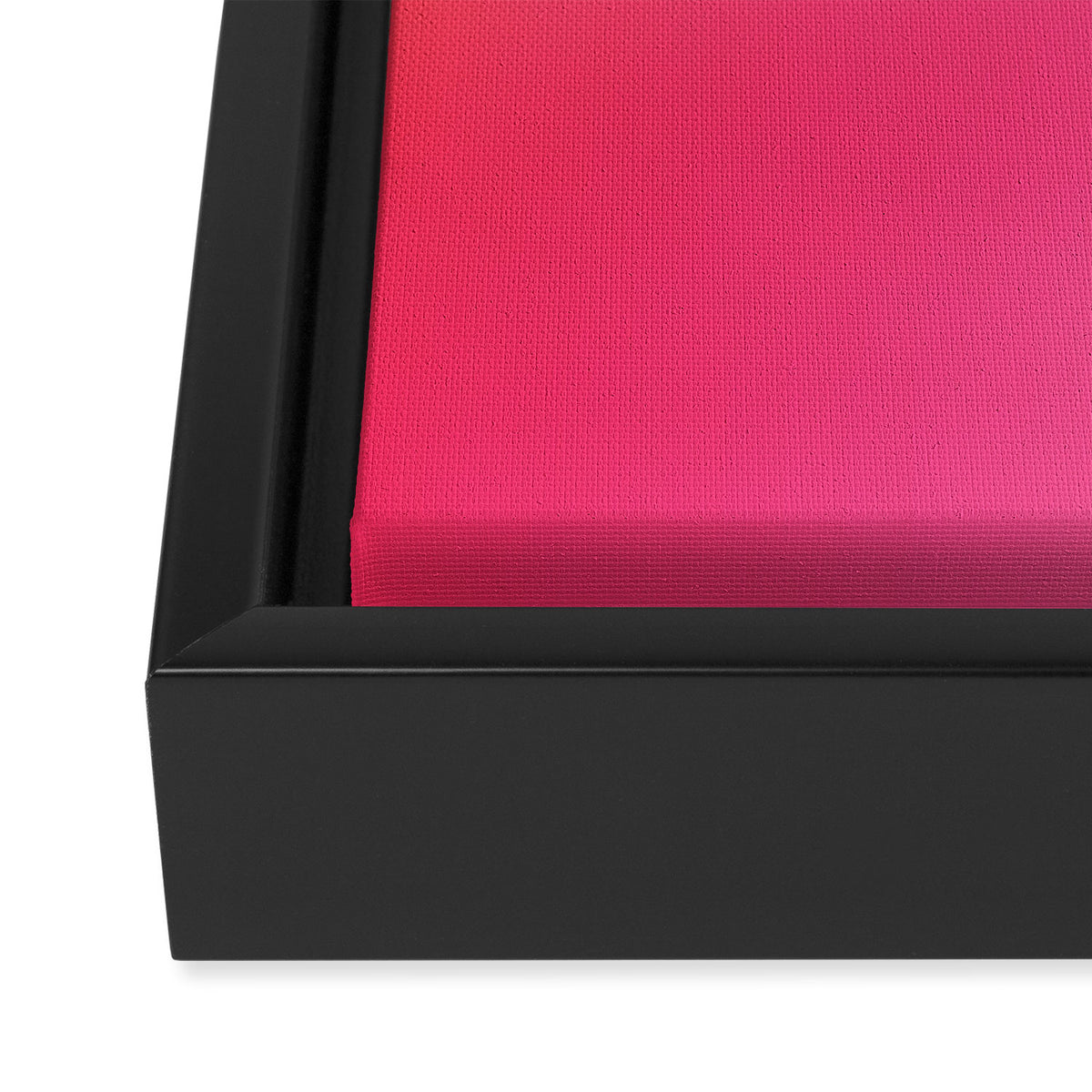 Glowy Orange And Pink Gradient Framed Canvas Print Gallery Image 3