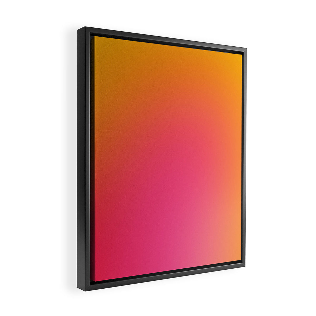 Glowy Orange And Pink Gradient Framed Canvas Print Gallery Image 2