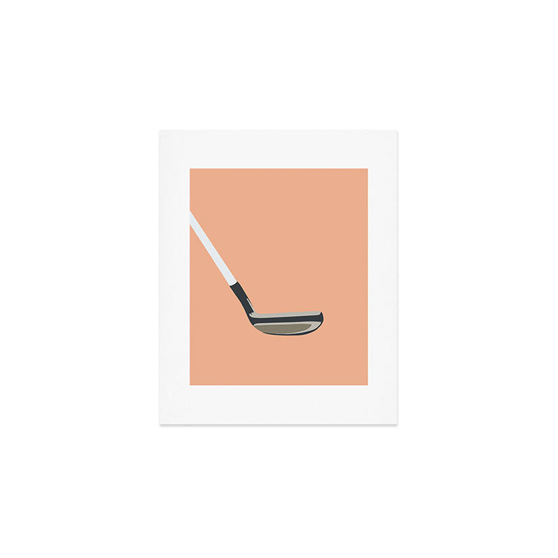 Golf Orange Art Print Gallery Image 1