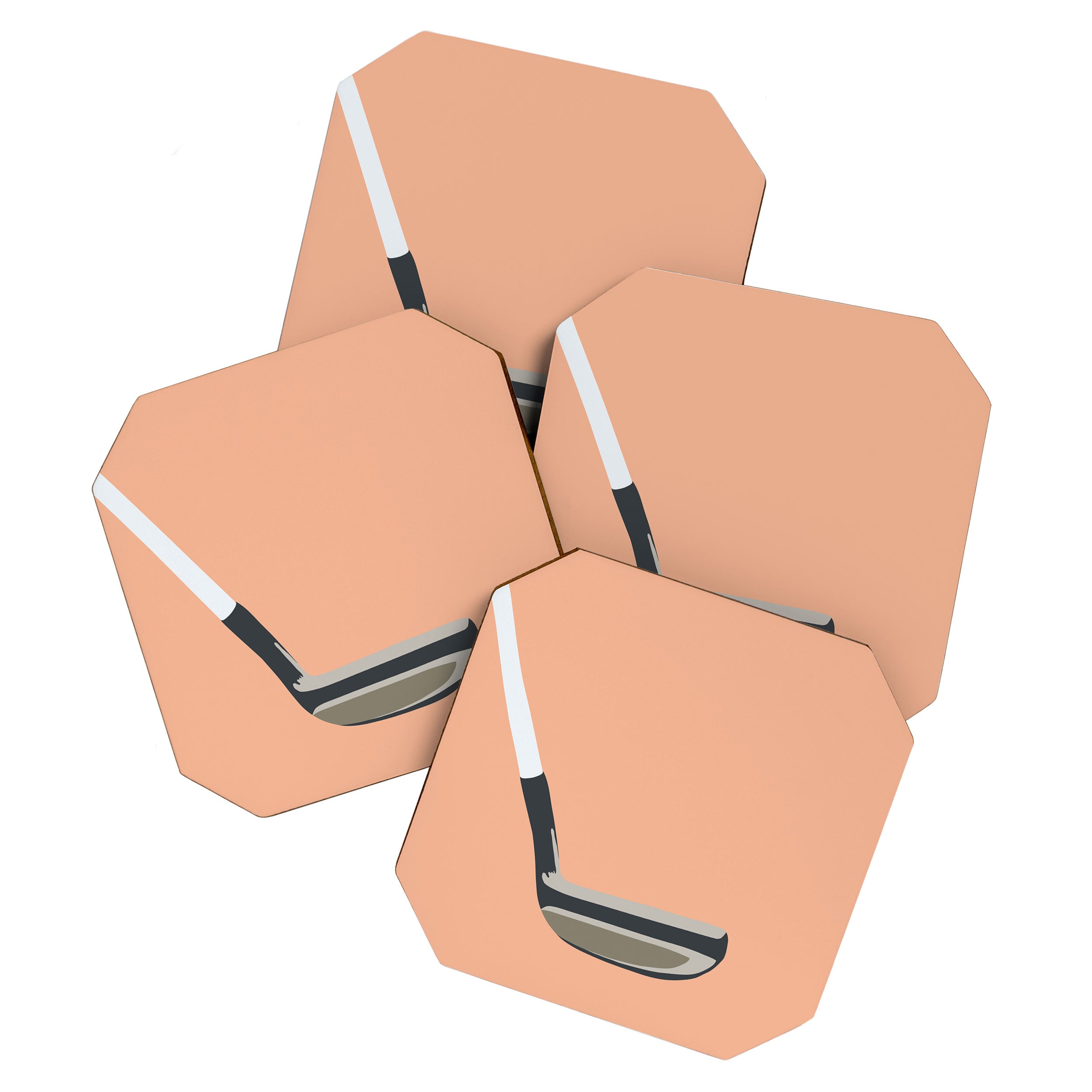 Golf Orange Coaster Gallery Image 1