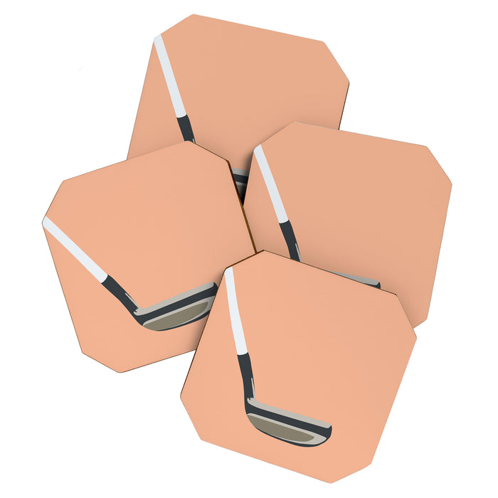 Golf Orange Coaster Gallery Image 1