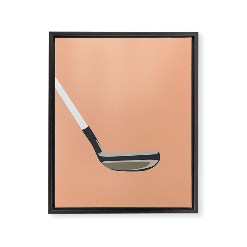Golf Orange Framed Canvas Print Gallery Image 6