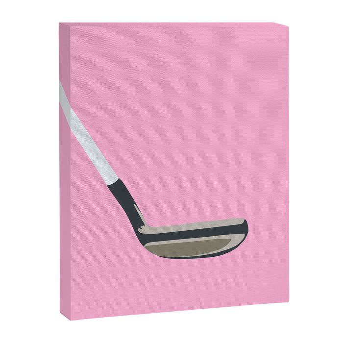 Golf Pink Canvas Print Gallery Image 1