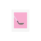Golf Pink Art Print Gallery Image 1