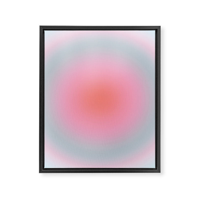 Gradient Print Pastel Aesthetic Preppy Modern Decor Minimal Abstract Gradient Framed Canvas Print Gallery Image 6