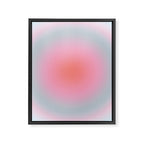 Gradient Print Pastel Aesthetic Preppy Modern Decor Minimal Abstract Gradient Framed Canvas Print Gallery Image 6