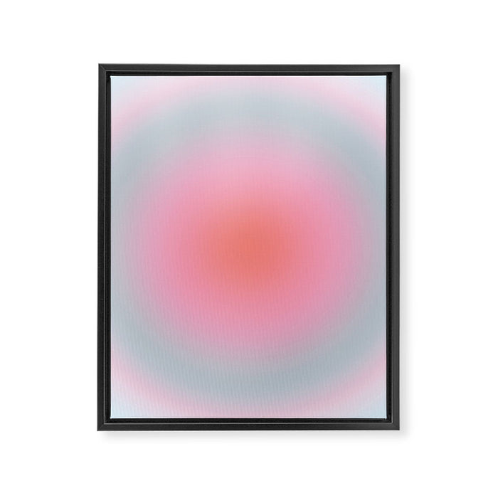 Gradient Print Pastel Aesthetic Preppy Modern Decor Minimal Abstract Gradient Framed Canvas Print Gallery Image 1