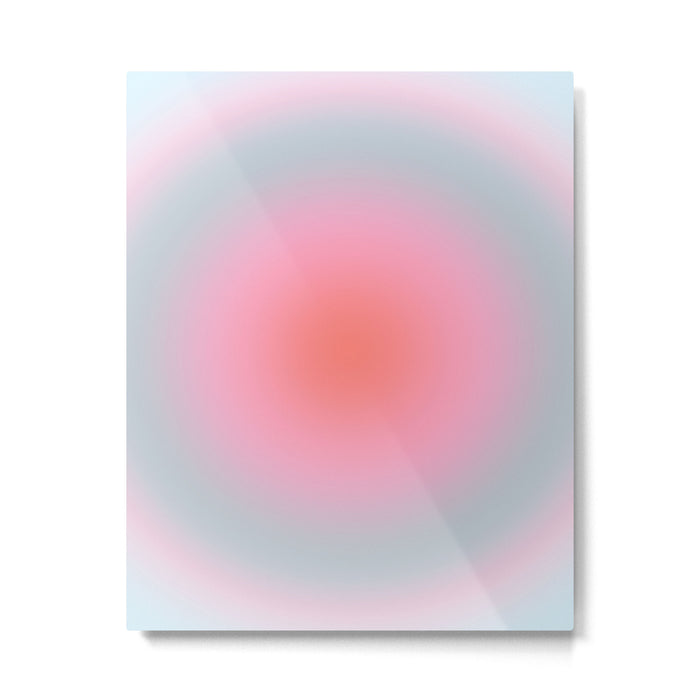 Gradient Print Pastel Aesthetic Preppy Modern Decor Minimal Abstract Gradient Metal Print Gallery Image 1