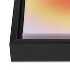 Gradient Sunset Framed Canvas Print Gallery Image 3