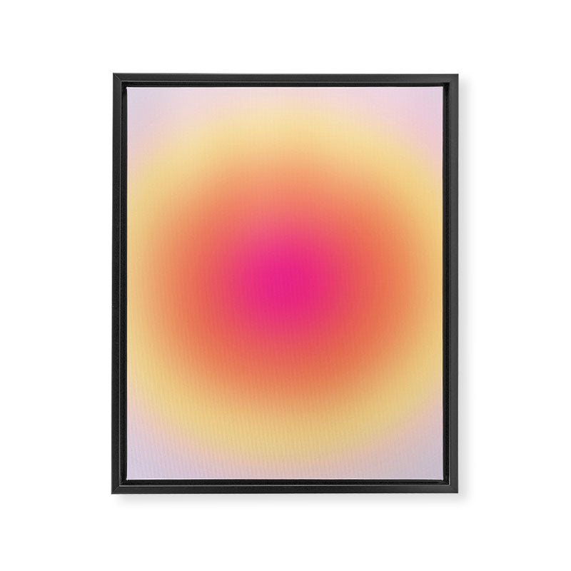 Gradient Sunset Framed Canvas Print Gallery Image 6