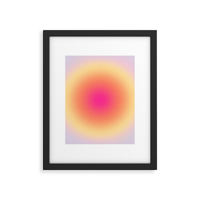 Gradient Sunset Framed Art Print Gallery Image 1