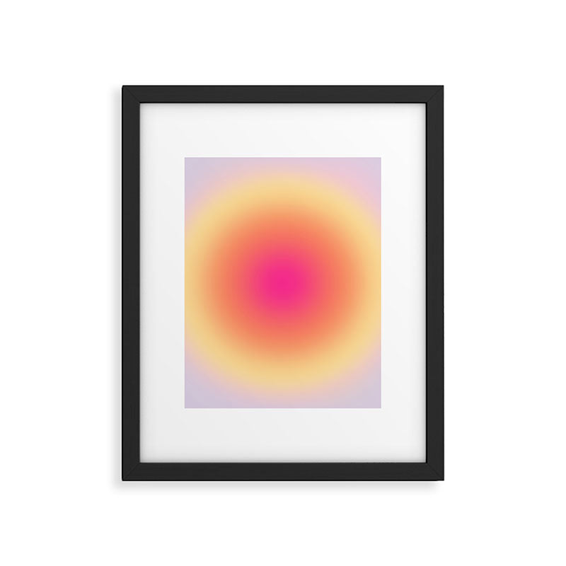 Gradient Sunset Framed Art Print Gallery Image 5